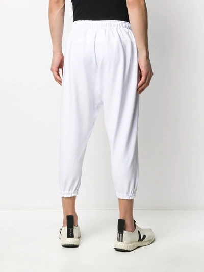 Shop Alchemy Cropped Track Pants In White