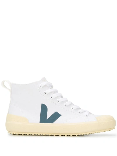 Shop Veja Nova High-top Sneakers In White