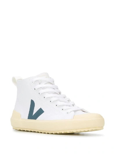 Shop Veja Nova High-top Sneakers In White