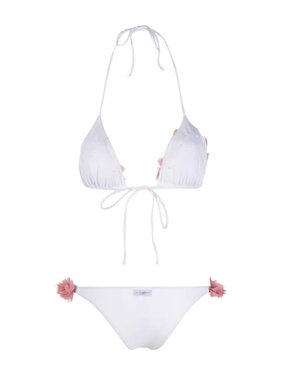 Shop La Reveche Shayna Halter Neck Bikini In White