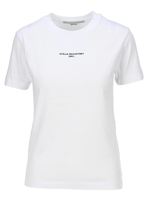 Stella Mccartney Logo Print T-shirt In White | ModeSens
