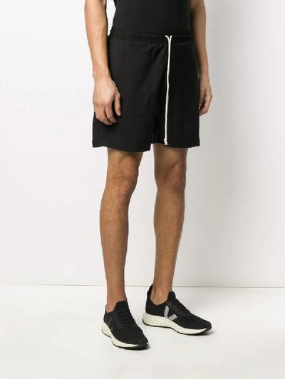 Alchemy Contrast Drawstring Shorts In Black