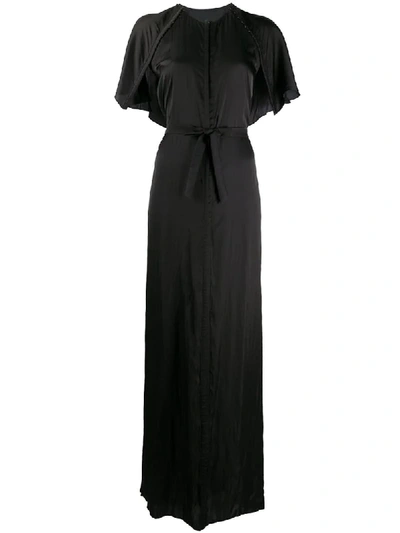 Shop Murmur Capelet Maxi Dress In Black