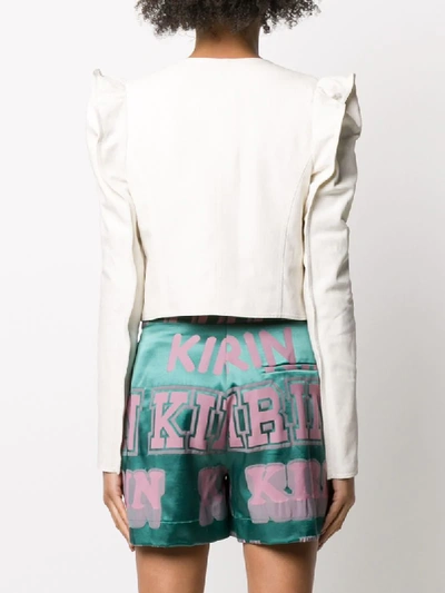 Shop Kenzo Buttoned Top In White