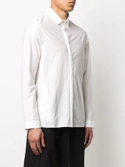 Shop Andrea Ya'aqov Side Pocket Shirt In White