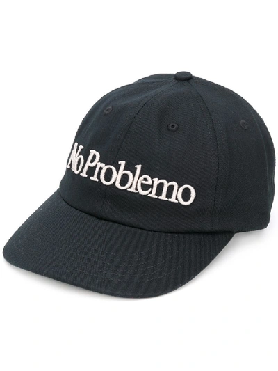 Shop Aries 'no Problemo' Baseballkappe In Black