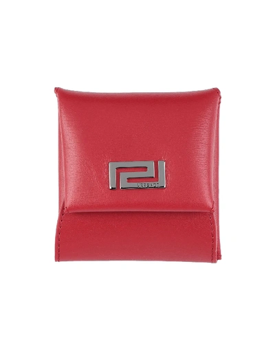 Shop Versace Wallet In Red