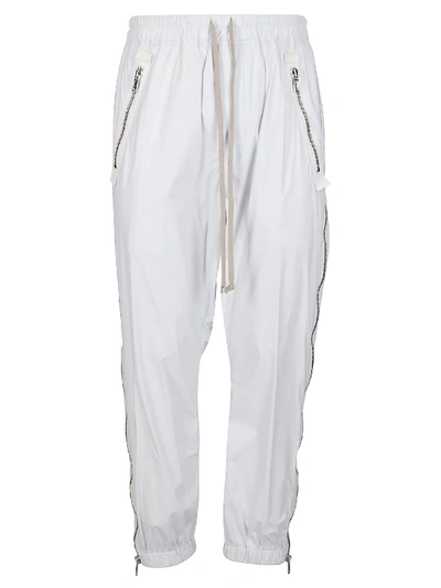 Shop Rick Owens Parachute Track Pants In Bianco