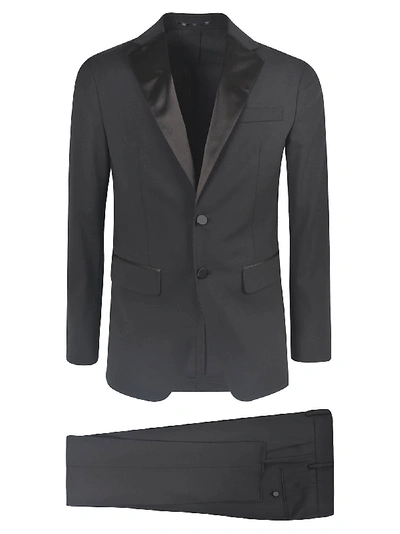 Shop Dsquared2 Single-breasted Suit In Nero