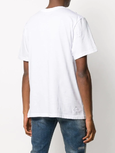 Shop B-used Branded Print T-shirt In White