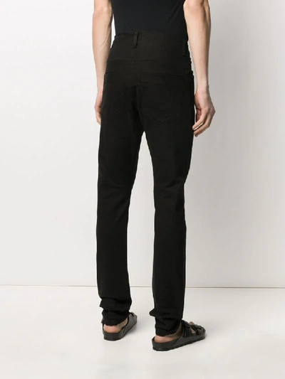 Shop Andrea Ya'aqov Hoch Sitzende Skinny-jeans In Black