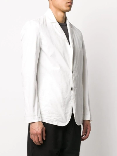 Shop Andrea Ya'aqov Single-breasted Blazer In White