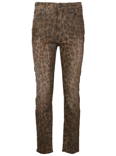 Shop R13 Jeans Skinny In Leopard