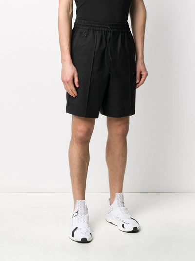 Shop Y-3 Logo Print Track Trousers In Black