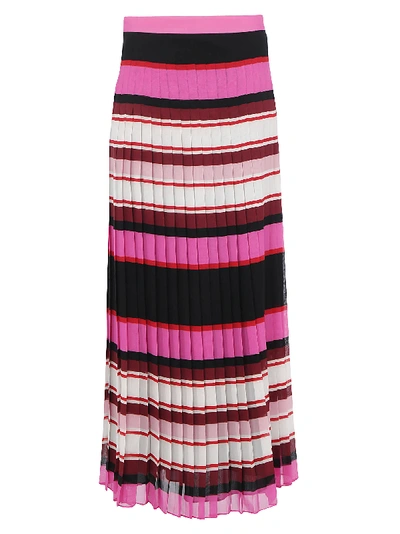 Shop Valentino Skirt In Rose/multicolor