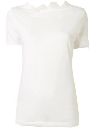 Shop Yohji Yamamoto Cliff T-shirt In White