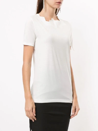 Shop Yohji Yamamoto Cliff T-shirt In White