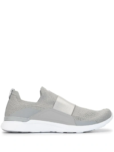 Shop Apl Athletic Propulsion Labs Techloom Bliss Knitted Sneakers In Grey