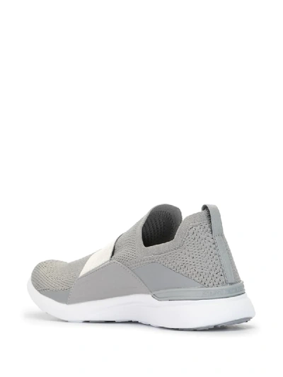 Shop Apl Athletic Propulsion Labs Techloom Bliss Knitted Sneakers In Grey