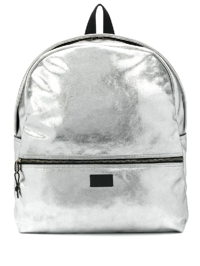 Shop Saint Laurent Nuxx Backpack In Metallic