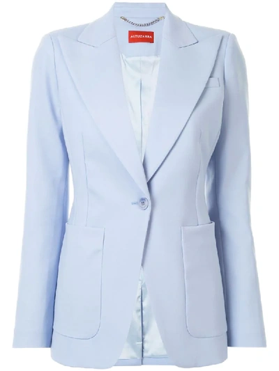 Shop Altuzarra Elford Tailored Suit Jacket In Blue