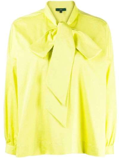 Shop Jejia 'camica' Schluppenbluse In Yellow