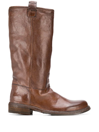 Shop Officine Creative Legrand Boots In Brown