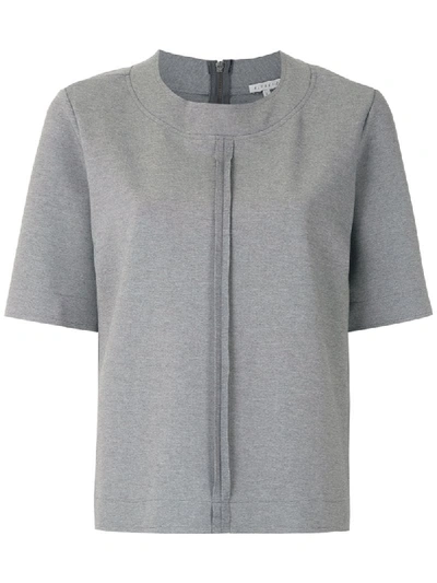 Shop Alcaçuz Pintucked T-shirt In Grey