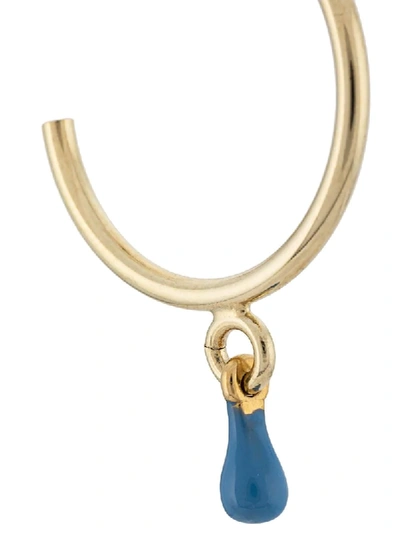 Shop Isabel Marant Casablanca Resin-teardrop Hoops Earrings In Blue