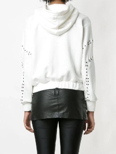 Shop Andrea Bogosian Rosan Hoodie In White