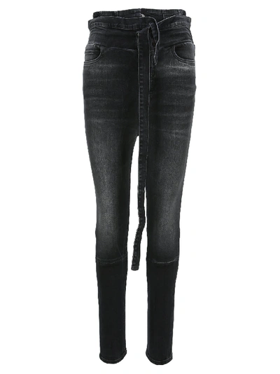 Shop Ben Taverniti Unravel Project Unravel Corset Skinny Jeans In Black