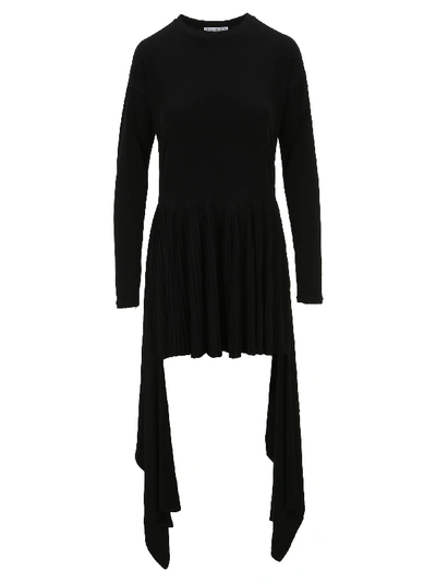 Shop Jw Anderson Pleater Dress In Black