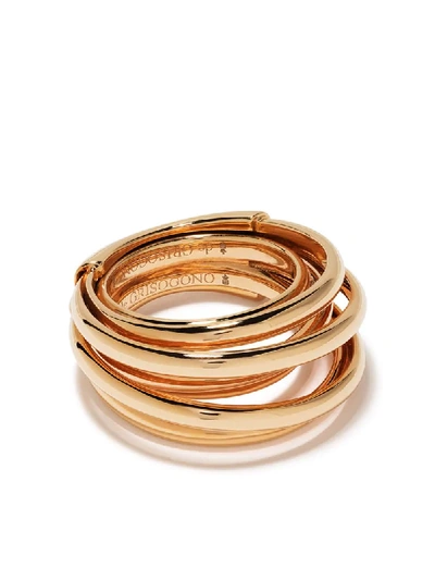 Shop De Grisogono 18kt Rose Gold Coil Ring
