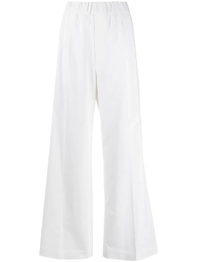 Shop Jejia Straight Leg Trousers In White