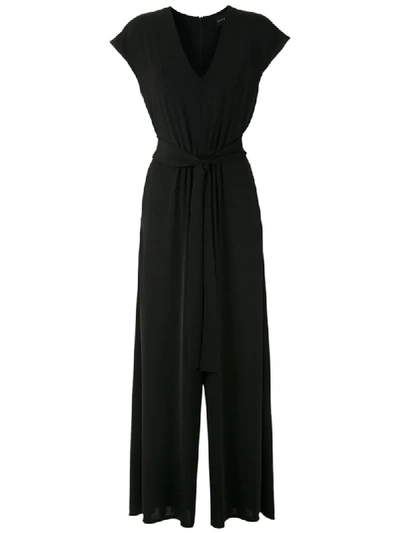 Shop Alcaçuz Ray Wide Leg Jumpsuit In Black