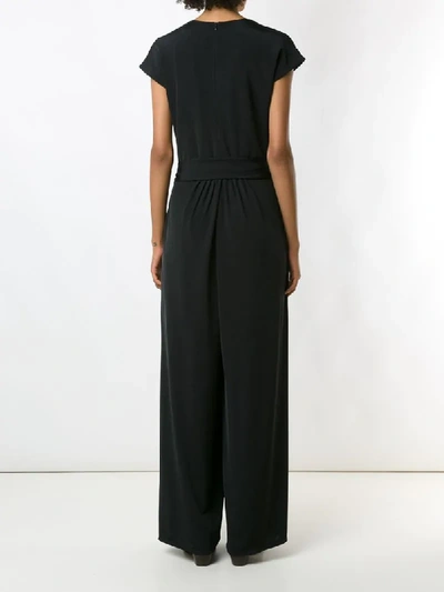 Shop Alcaçuz Ray Wide Leg Jumpsuit In Black