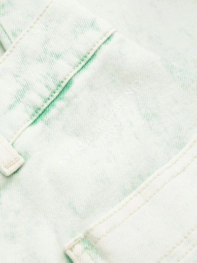 Shop Stella Mccartney Cropped Jeans In Green