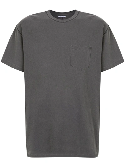 Shop John Elliott Loose Stitch Pocket T-shirt In Grey