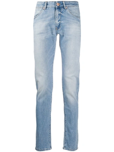 Shop Pt05 Faded Slim Fit Jeans In Blue