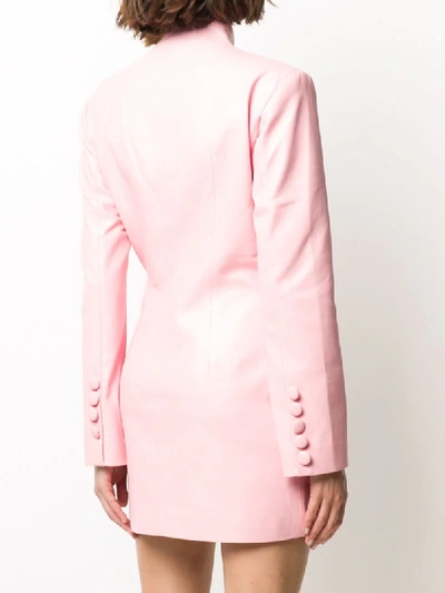Shop Materiel Mini Blazer Dress In Pink
