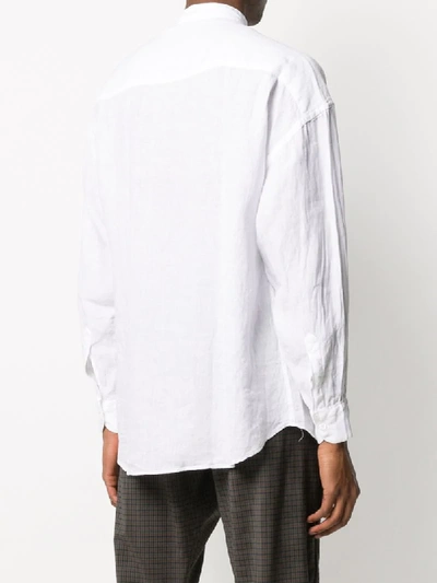 Shop Costumein Plain Button Shirt In White