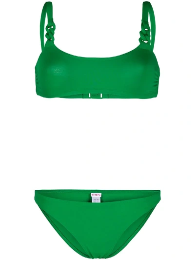 Shop Eres Breloque Bikini In Green