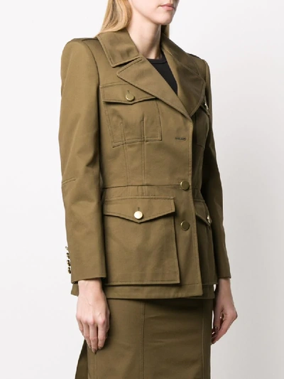 ALEXANDER MCQUEEN FITTED MILITARY JACKET 