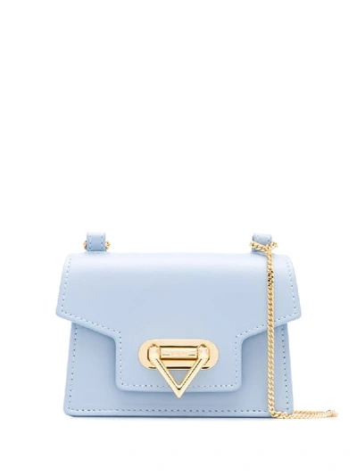 Shop Salar Bebe Basic Shoulder Bag In Blue