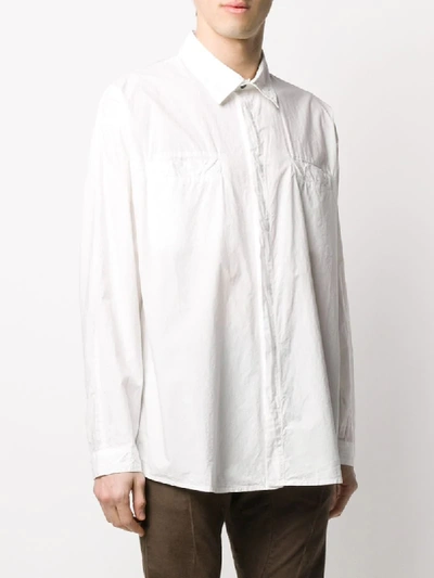 Shop Andrea Ya'aqov Chest Pocket Shirt In White