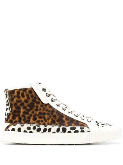 Shop Jimmy Choo Impala High-top Sneakers In White