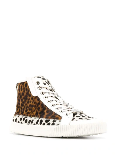 Shop Jimmy Choo Impala High-top Sneakers In White