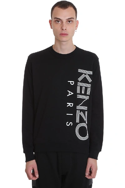 Shop Kenzo Sweatshirt In Black Cotton
