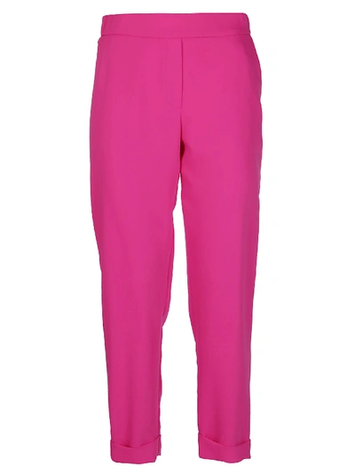Shop P.a.r.o.s.h High Waisted Trousers In Fuxia