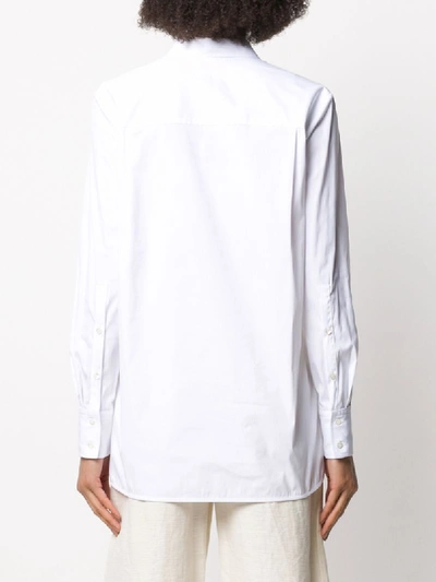 Shop Antonelli Button Down Shirt In White